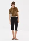 Mango Pull-over Maille Col Polo In Brown