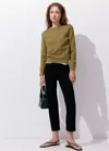 Mango Pull-over Maille Fine Col Bateau In Brown