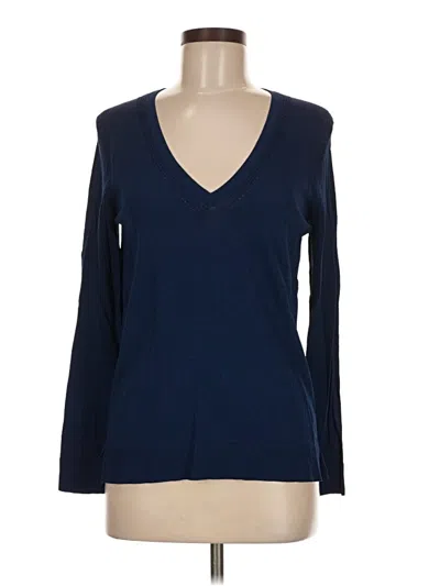 Pre-owned Mango Pullover Sweater In Blue