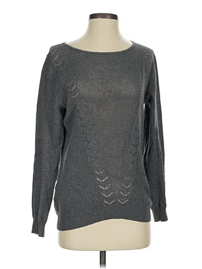Pre-owned Mango Pullover Sweater In Gray