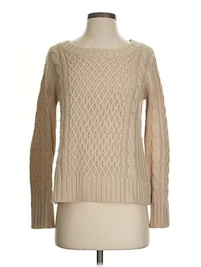 Pre-owned Mango Pullover Sweater In Tan