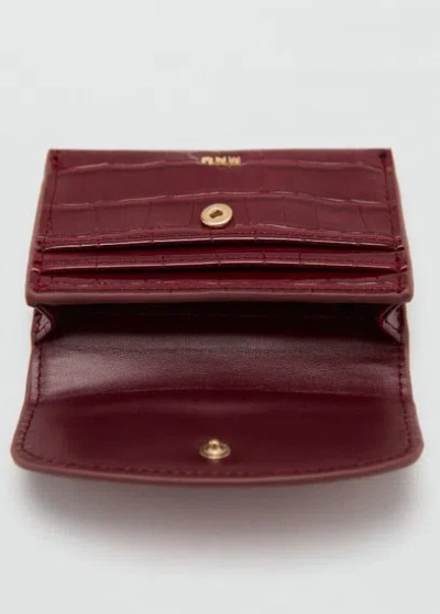Mango Purse M- Burgundy