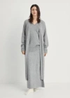 Mango Pyjama Cardigan Grey