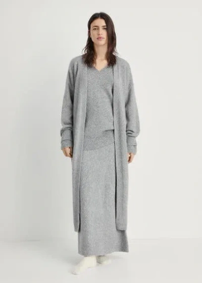 Mango Pyjama Cardigan Grey