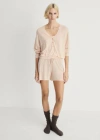 Mango Pyjama Cardigan Salmon