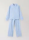 Mango Pyjama Complet À Rayures In Blue