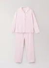Mango Pyjama Complet Coton Rayures In Rose