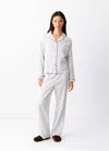 Mango Pyjama Complet Imprimé À Fleurs In White