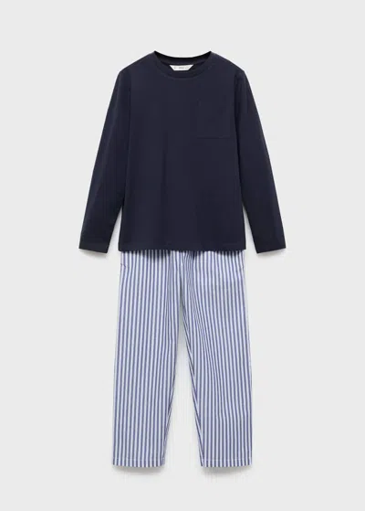Mango Pyjama Bleu Marine - Enfants - 13-14 Ans -  Kids In Blue