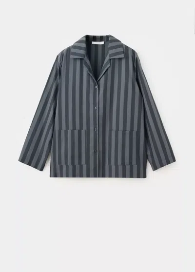 Mango Pyjama Shirt Unigabi In Black