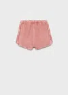 Mango Pyjama Shorts Pink