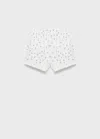 Mango Pyjama Shorts White In White