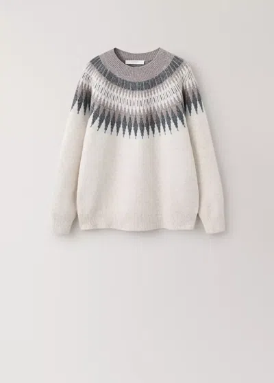 Mango Pyjama Sweater Tallinax In Marron Moyen