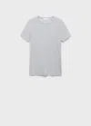 Mango Pyjama T-shirt Light/pastel Grey In Gray