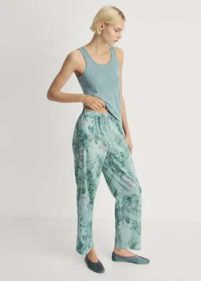 Mango Pyjama T-shirt Mint Green