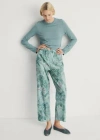 Mango Pyjama Top Mint Green In Mint Green