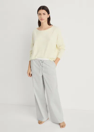 Mango Pyjama Trouser Aqua Green
