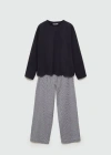 Mango Pyjamas Dark Navy In Dark Navy