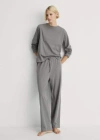 Mango Pyjamas Medium Grey In Medium Grey