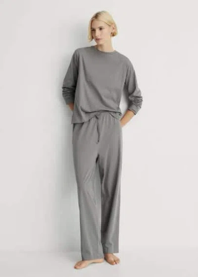 Mango Pyjamas Medium Grey