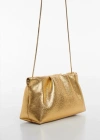 MANGO QUILTED CHAIN BAG GOLD