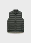 Mango Kids' Quilted Gilet In Green