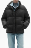 Mango Pocket Quilted Jacket Black In Black