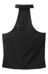 Mango Racerback Top In Black