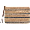 Mango Pochette Natural Materials Dark Navy In Dark Navy