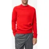 Mango Raglan Sleeve Wool Sweater In Red