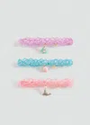 Mango Ras-de-cou Perles Rose Pâle - Enfants - Taille Unique -  Kids In Multi