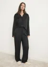 Mango Chemise Pyjama Carreaux Rayonne Noir - Femme - L -  In Black