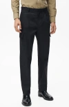 Mango Regular Fit Cargo Pants In Black