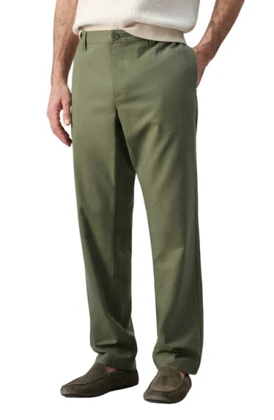 Mango Regular Fit Chinos In Green
