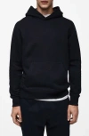 Mango Regular Fit Cotton Blend Hoodie In Dark Navy