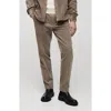 Mango Regular Fit Cotton Corduroy Chinos In Mink Grey