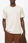 Mango Regular Fit Cotton Crewneck T-shirt In Ecru