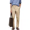 Mango Regular-fit 100% Cotton Trousers In Beige