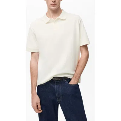 Mango Regular Fit Cotton Pique Knit Polo In Multi
