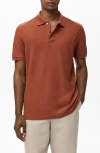 Mango Regular Fit Cotton Piqué Polo In Animal Print