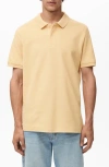 Mango Regular Fit Cotton Piqué Polo In Yellow
