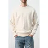 Mango Regular Fit Cotton Sweatshirt In White