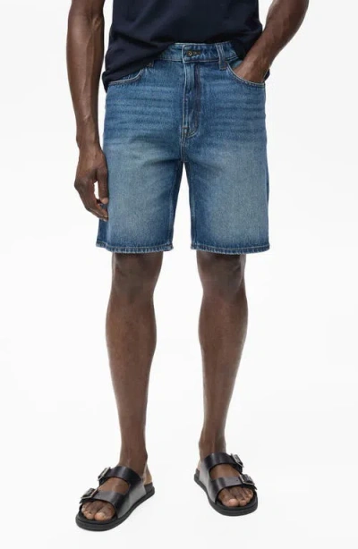 MANGO MANGO REGULAR FIT DENIM SHORTS