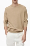 Mango Microstructure Crewneck Sweater