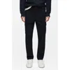Mango Regular Fit Flat Front Twill Cargo Pants In Dark Navy