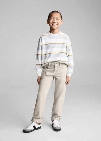 Mango Kids' Regular-fit Jeans Denim Grey