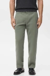 Mango Regular Fit Jeans In Green