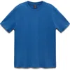 Mango Regular Fit Medium Weight Cotton T-shirt In Blue