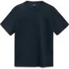 Mango Regular Fit Medium Weight Cotton T-shirt In Blue