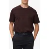 Mango Regular Fit Medium Weight Cotton T-shirt In Brown
